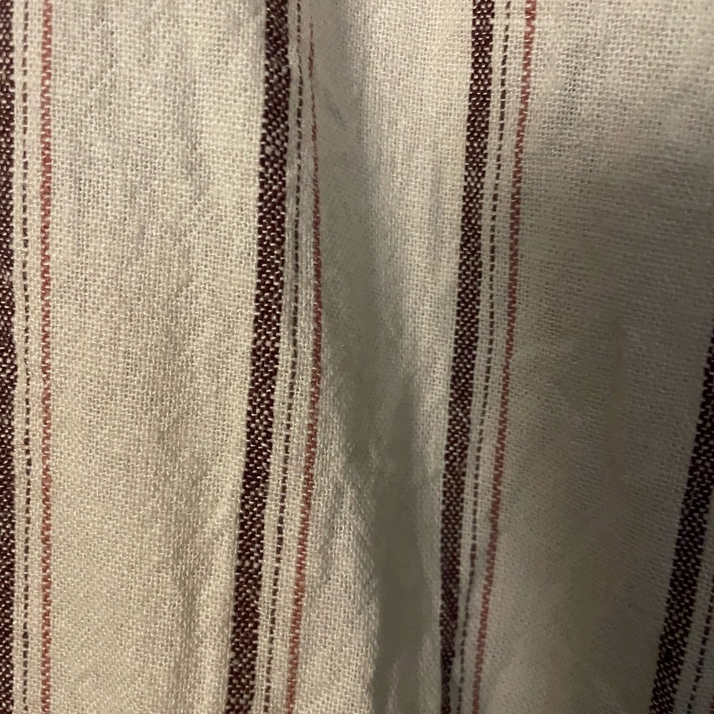 Rachel Zoe Cream and Brown Striped Chinos - Picture 3 of 3